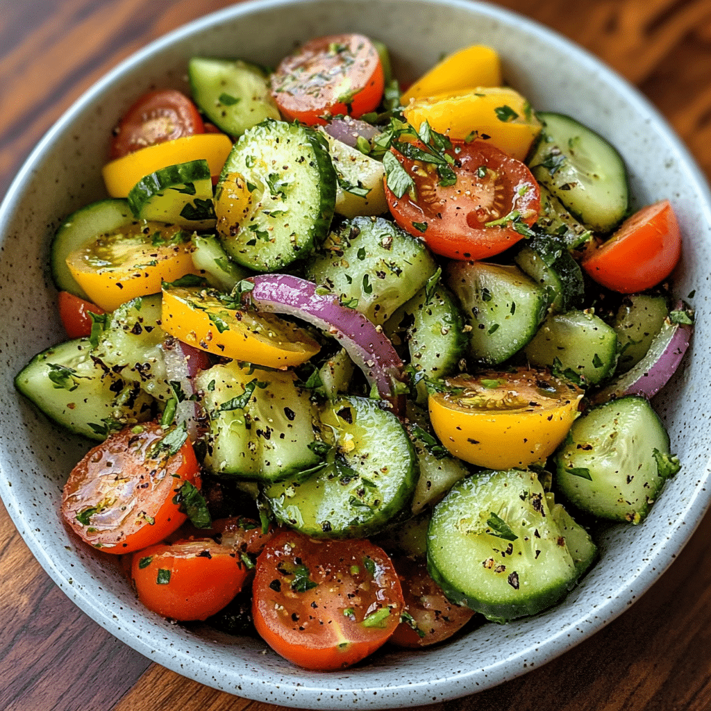 Refreshing Avocado Cucumber Salad Recipe for Summer Days featured image