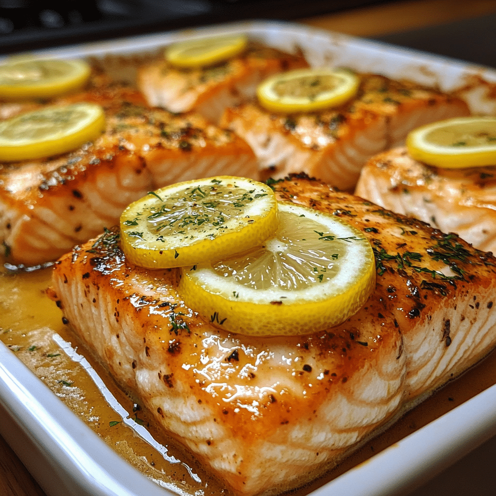 Savor the Comfort of Lemon Herb Baked Salmon Bliss featured image