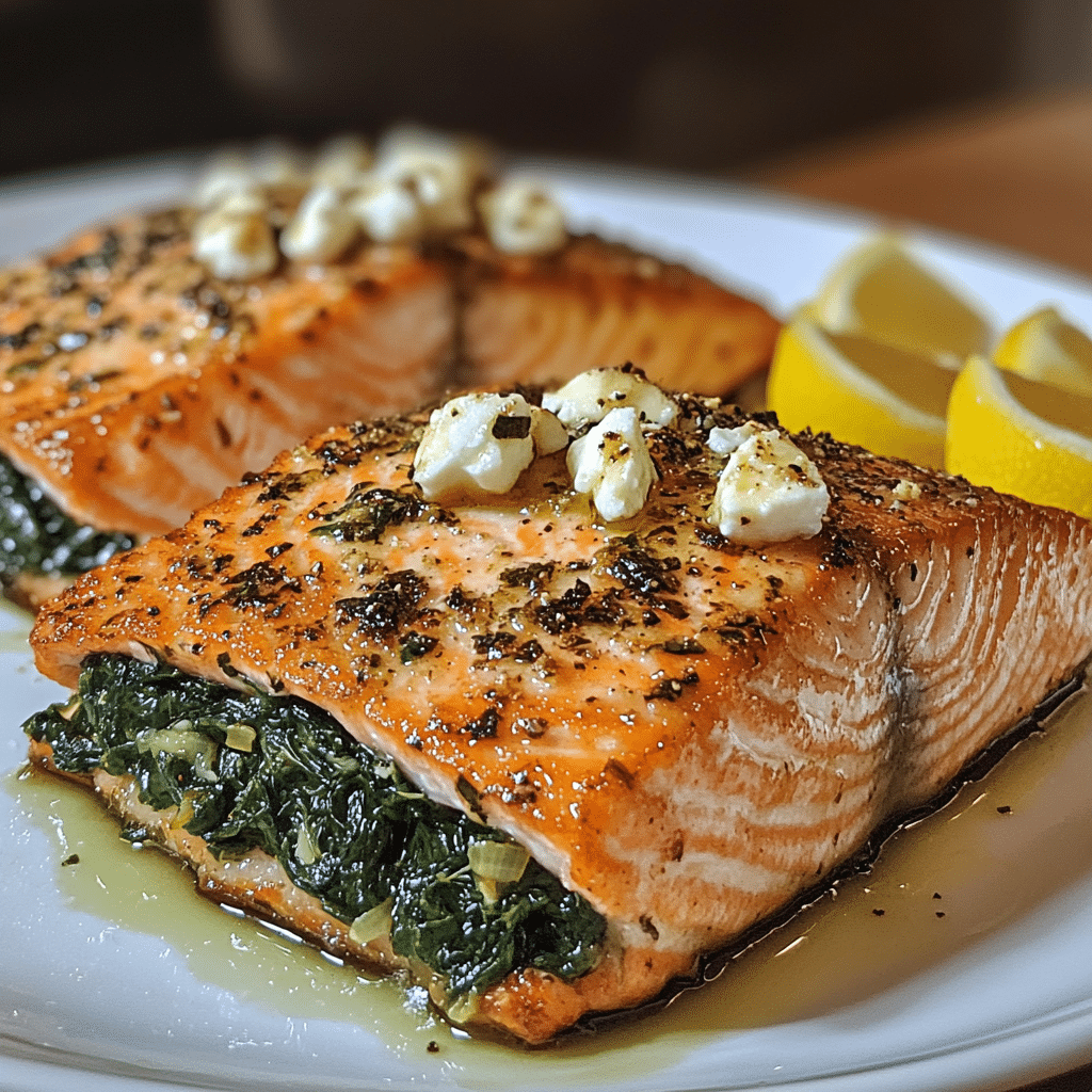 Delicious Spinach & Feta Stuffed Salmon: A Flavorful Twist featured image