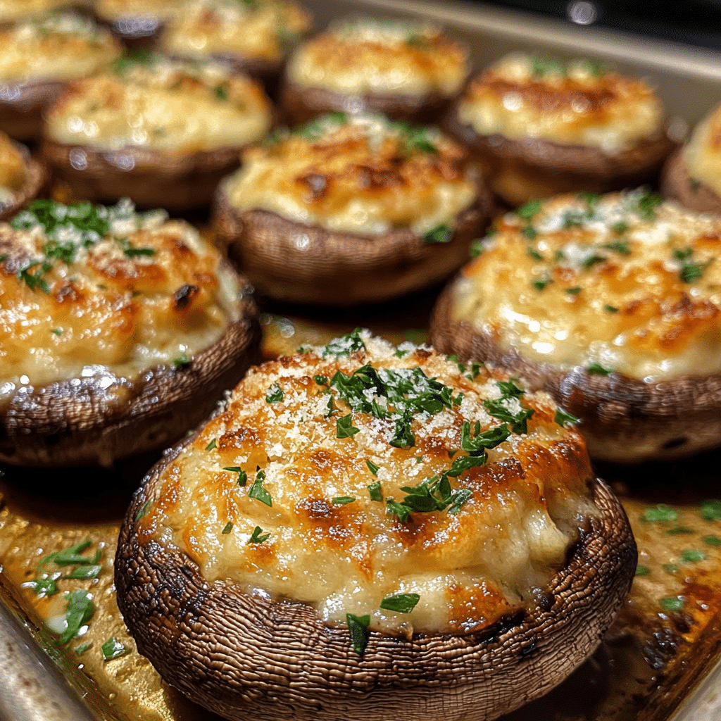 Savory Stuffed Mushrooms with Creamy Cheese and Herbs featured image