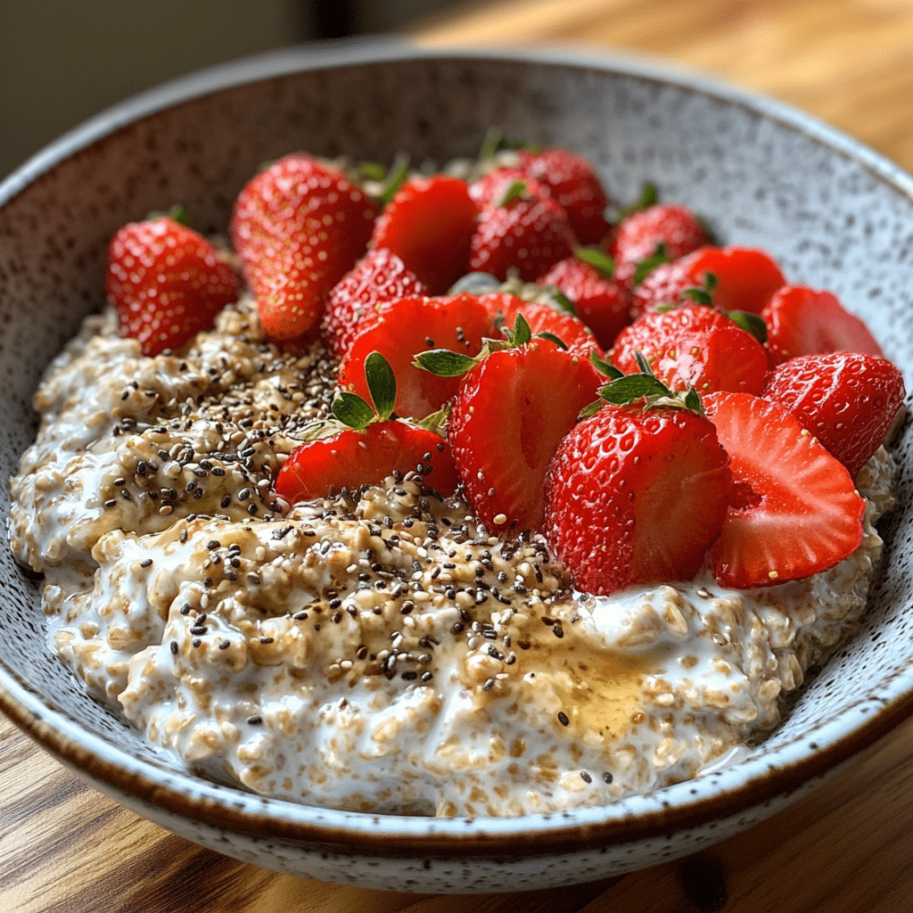 Creamy Strawberry Overnight Oats for a Refreshing Start featured image