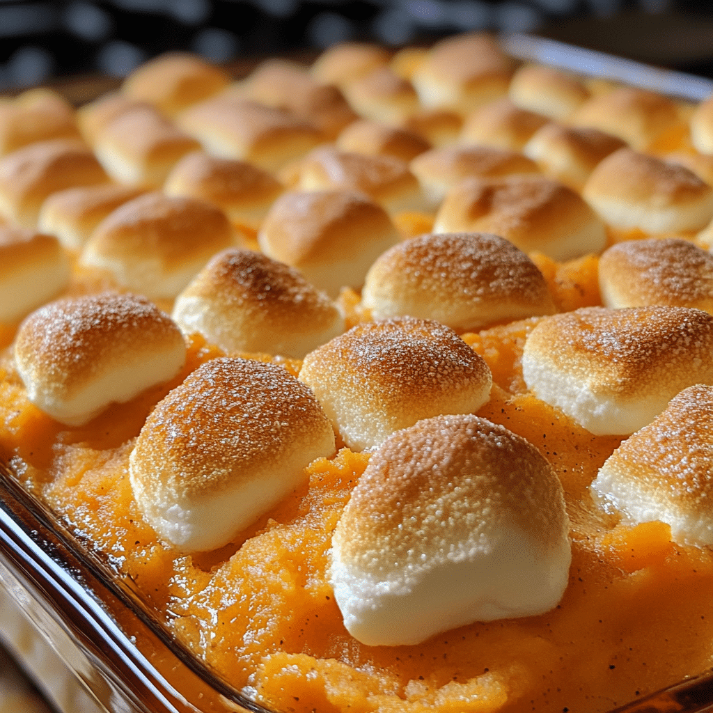 Delicious Sweet Potato Casserole with Marshmallows Recipe featured image