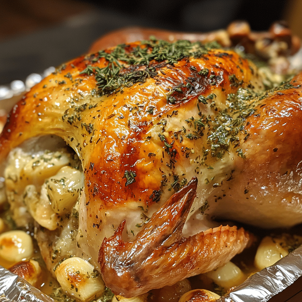 Juicy Herb Butter Roast Turkey for Festive Feasts featured image
