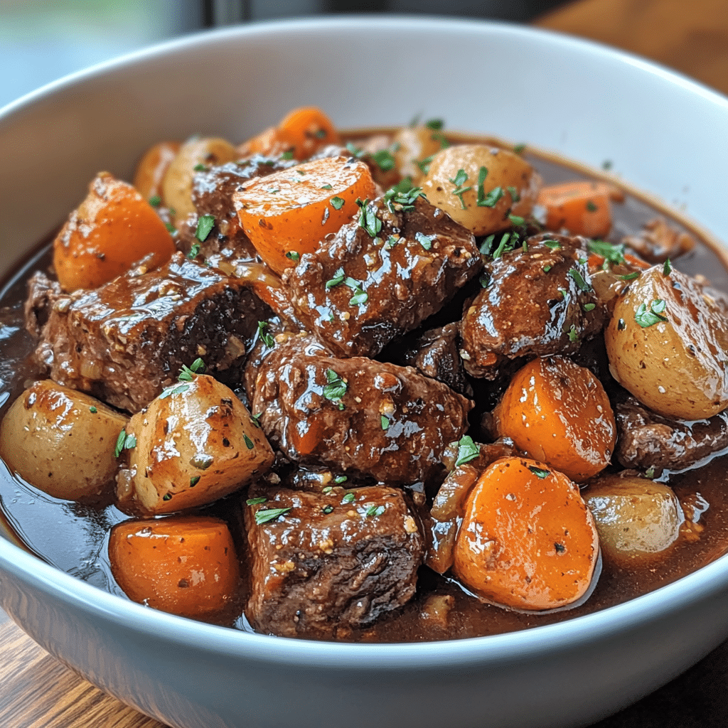 Hearty Slow Cooker Beef Bourguignon: A Warm Embrace in a Bowl featured image