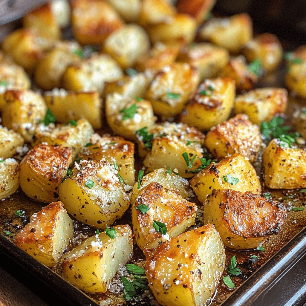 Crispy Garlic Parmesan Roasted Potatoes with Irresistible Flavor featured image