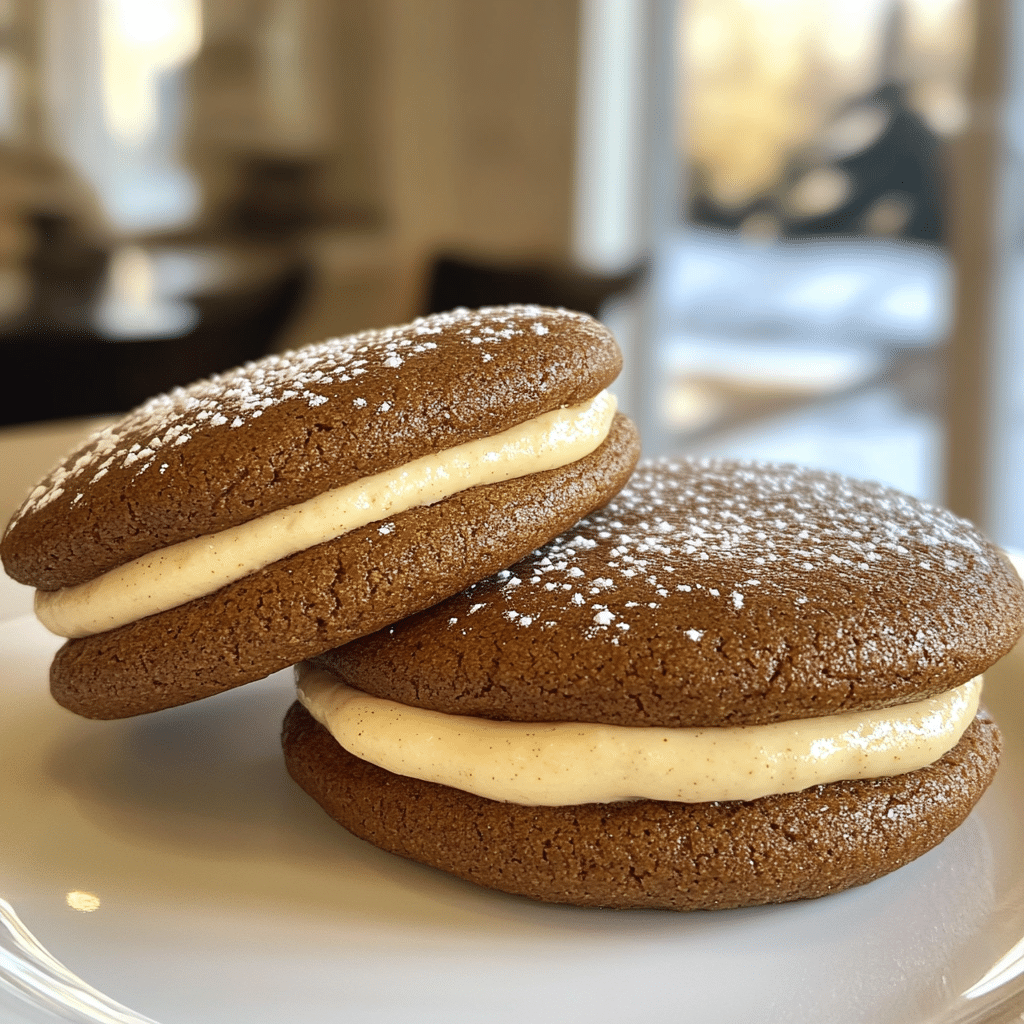 Irresistibly Soft Gingerbread Whoopie Pies for Festive Gatherings featured image