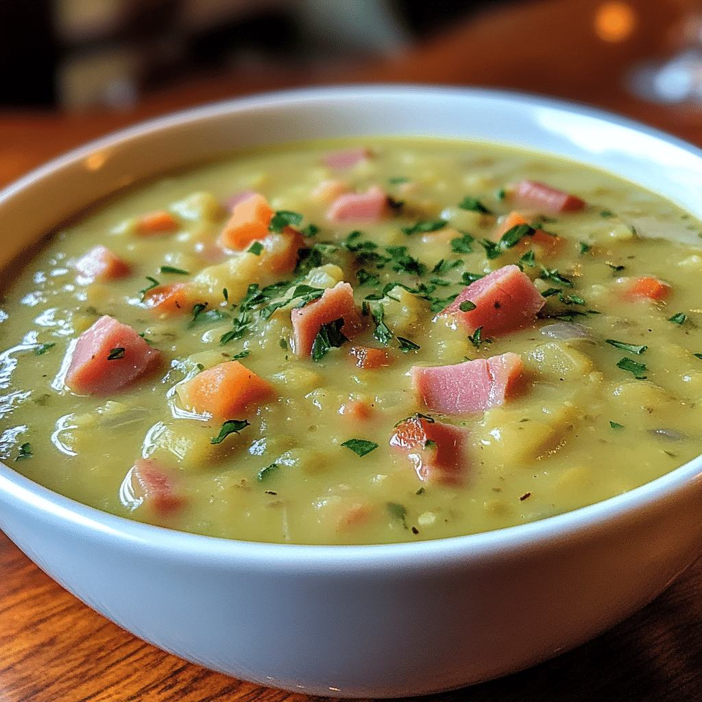 Hearty Slow Cooker Split Pea Soup with Ham for Effortless Meals featured image