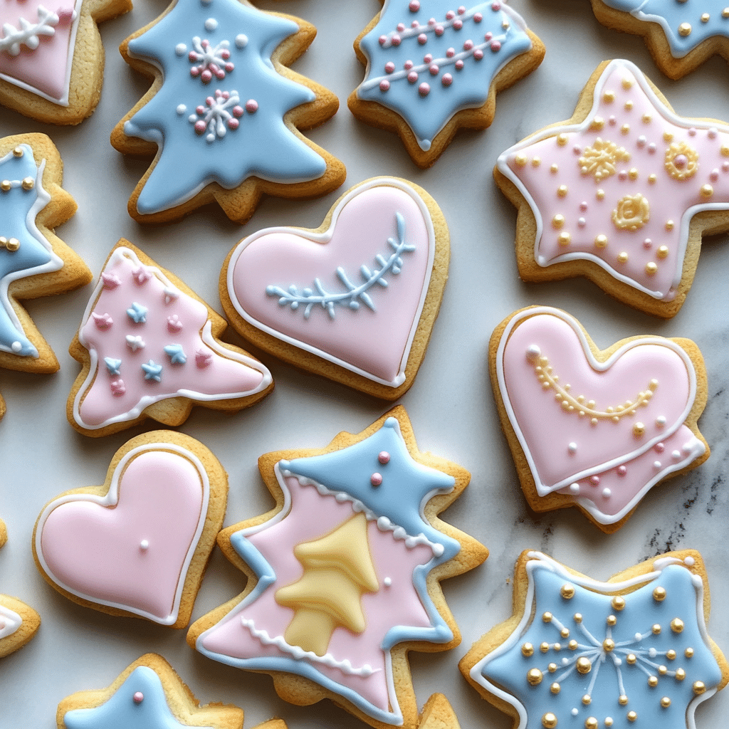 Delicious Sugar Cookie Cutouts with Quick Royal Icing Tips featured image