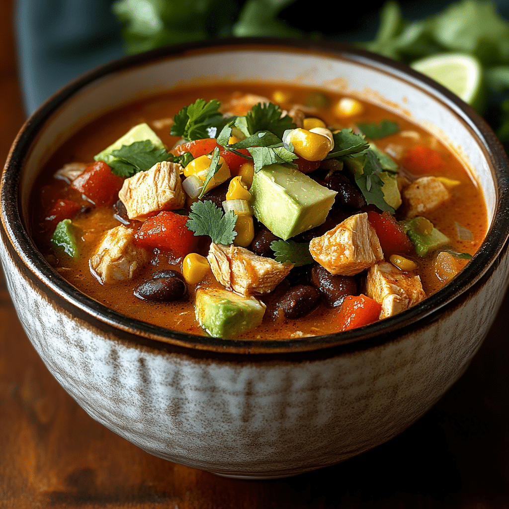 Creamy Crock Pot Chicken Enchilada Soup with Bold Flavors featured image