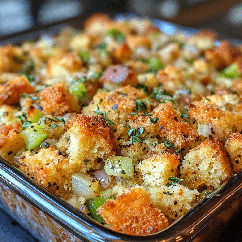 Savory Cornbread Dressing with Herb featured image