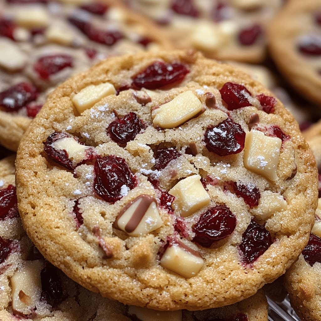 Decadent White Chocolate Cranberry Cookies in 30 Minutes featured image