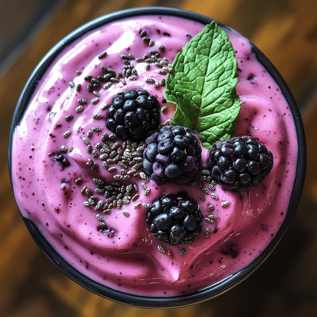 Indulge in Bliss: Creamy Blackberry Coconut Smoothie Recipe featured image