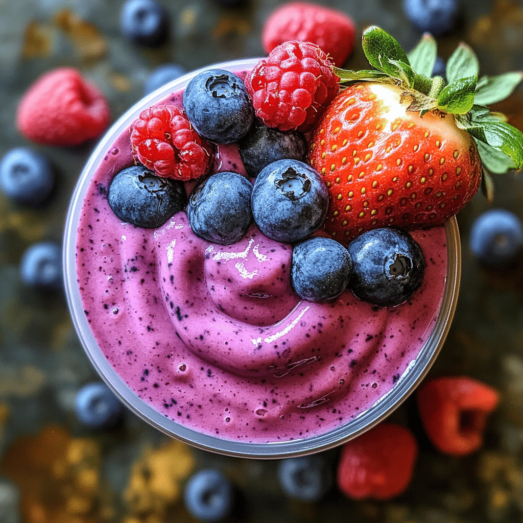 Vibrant Triple Berry Breakfast Smoothie for a Energizing Start featured image