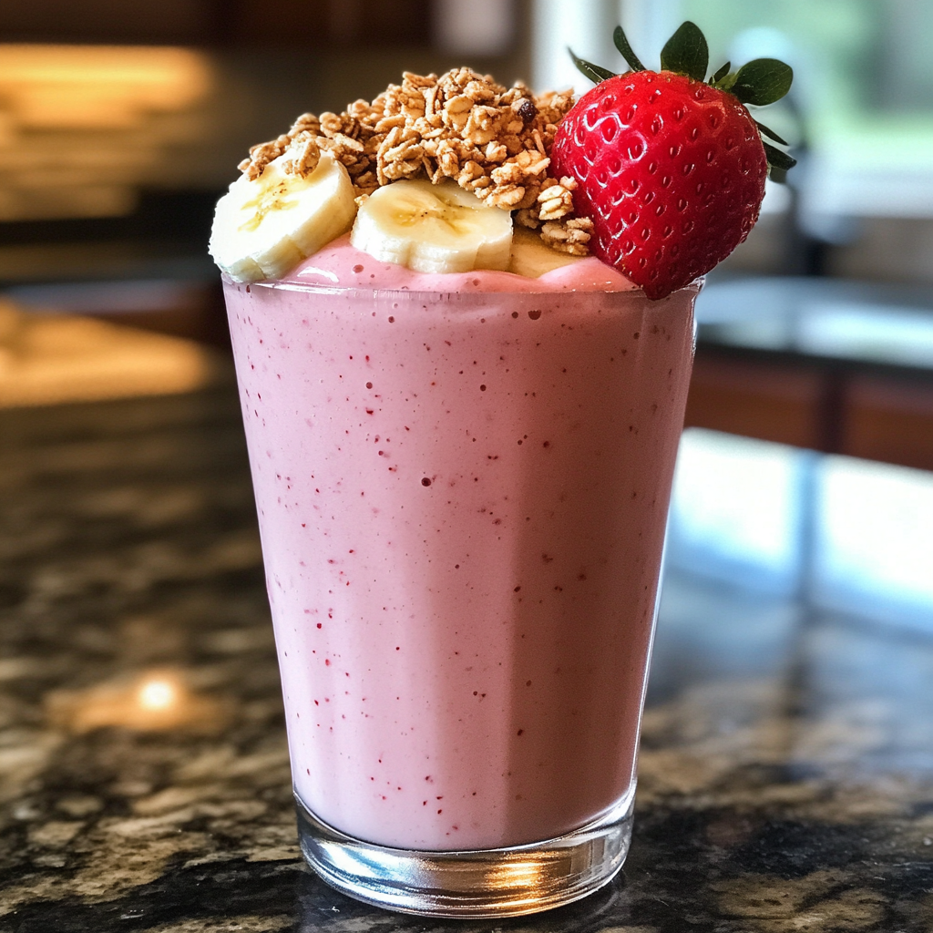 Creamy Strawberry Banana Smoothie Bliss Recipe featured image
