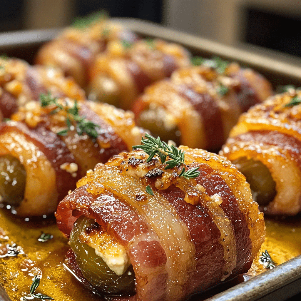 Savory Sweet Breakfast Bacon Wrapped Dates with a Twist featured image