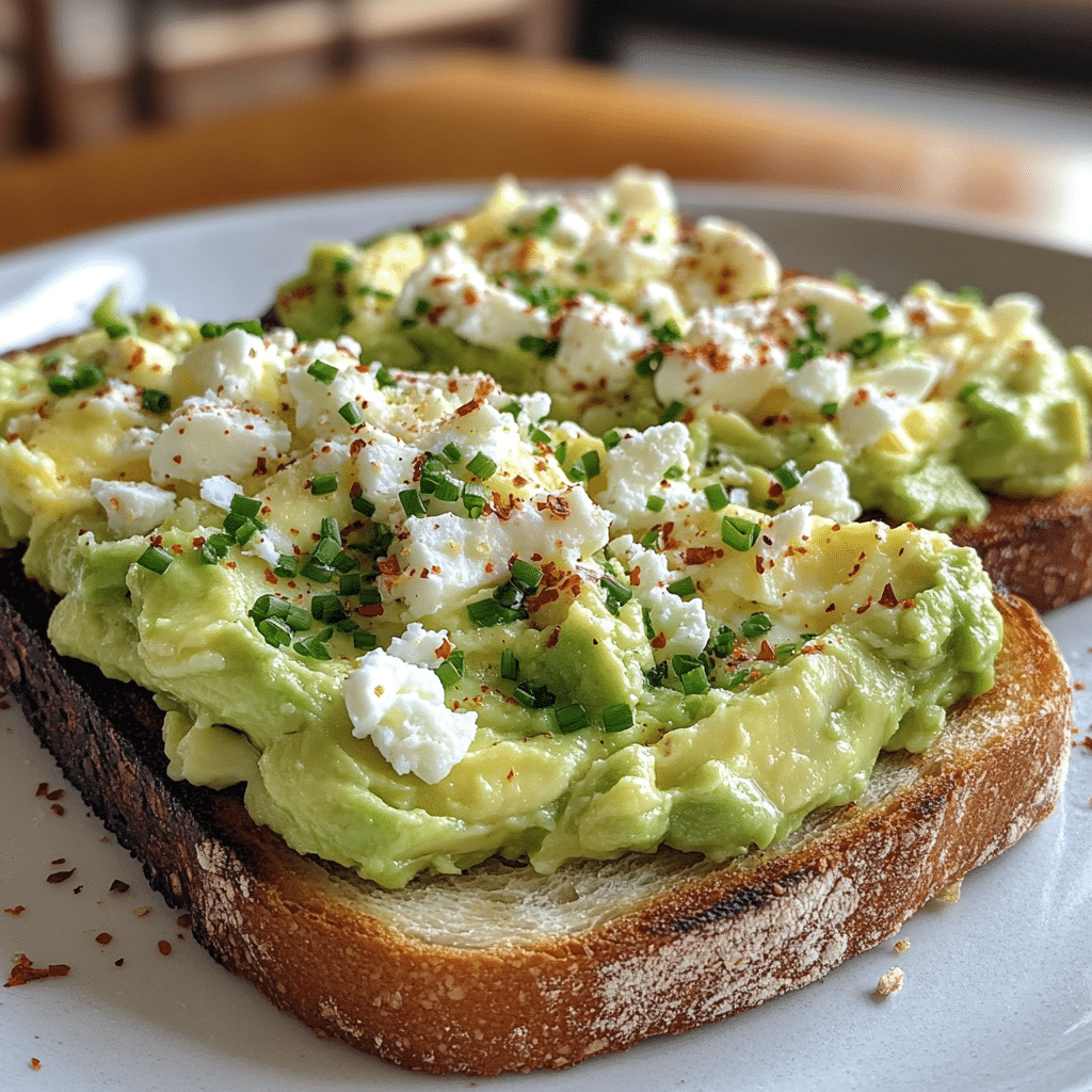 Creamy Scrambled Egg Toast with Crunchy Avocado Twist featured image