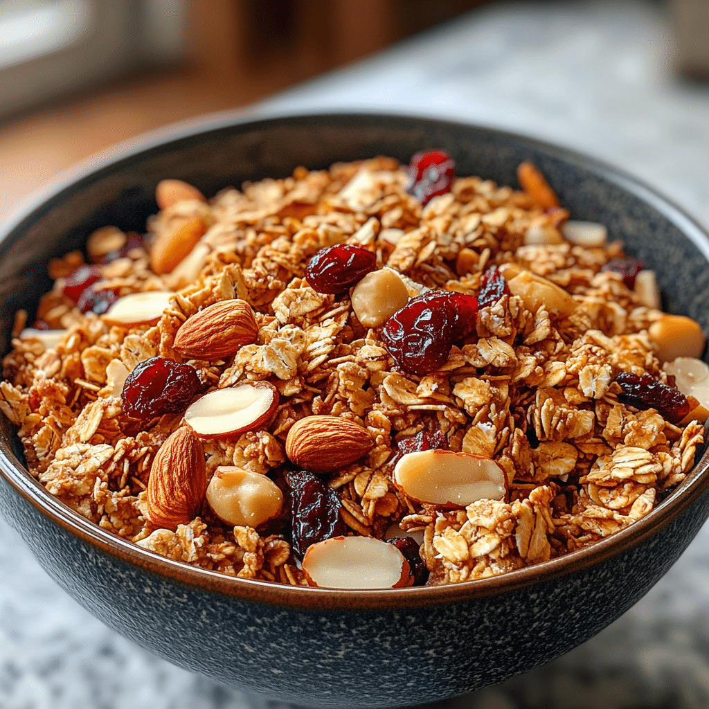 Delicious Granola Cereal Recipe with Fresh Milk featured image