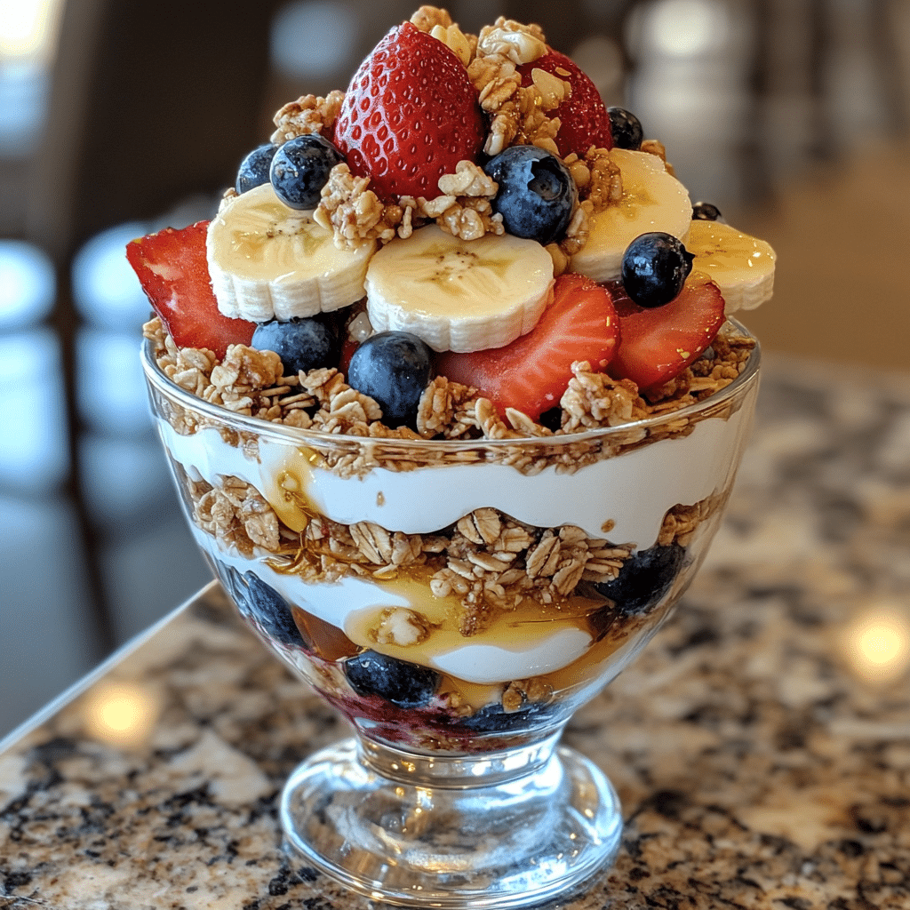 Delicious Crunchy Granola Yogurt Parfait with Superfoods featured image