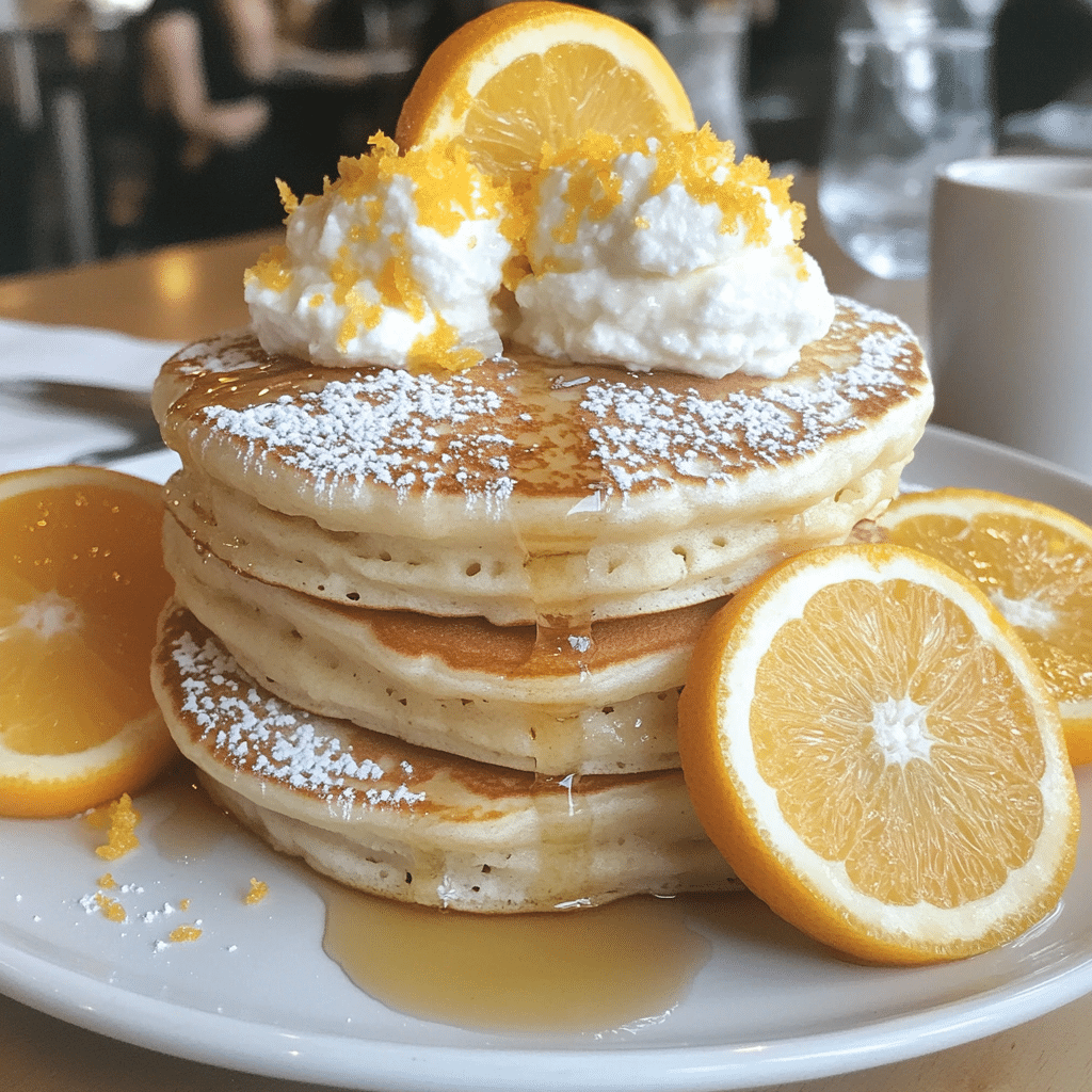 Zesty Fresh Orange Juice & Fluffy Pancakes Recipe Delight featured image