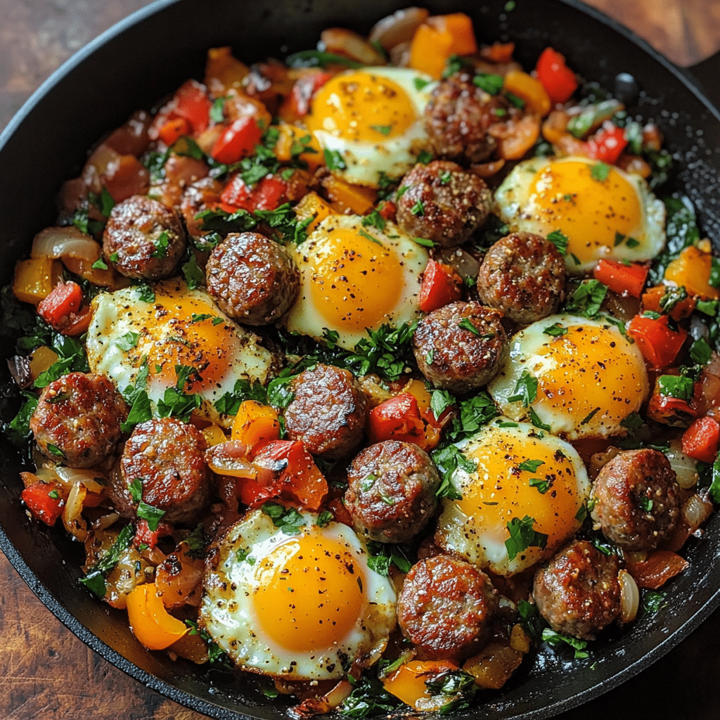 Hearty Italian Sausage Skillet: Quick & Flavorful Breakfast Delight featured image