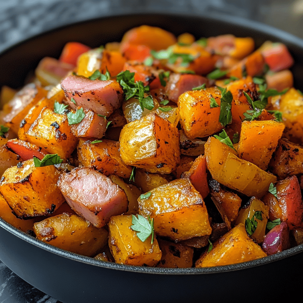 Sweet Potato and Ham Skillet: A Delicious One featured image