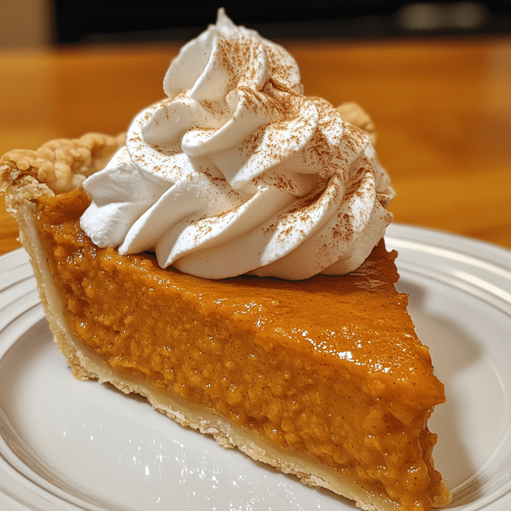 Irresistible Pumpkin Pie with Secret Spices & Fluffy Cream featured image